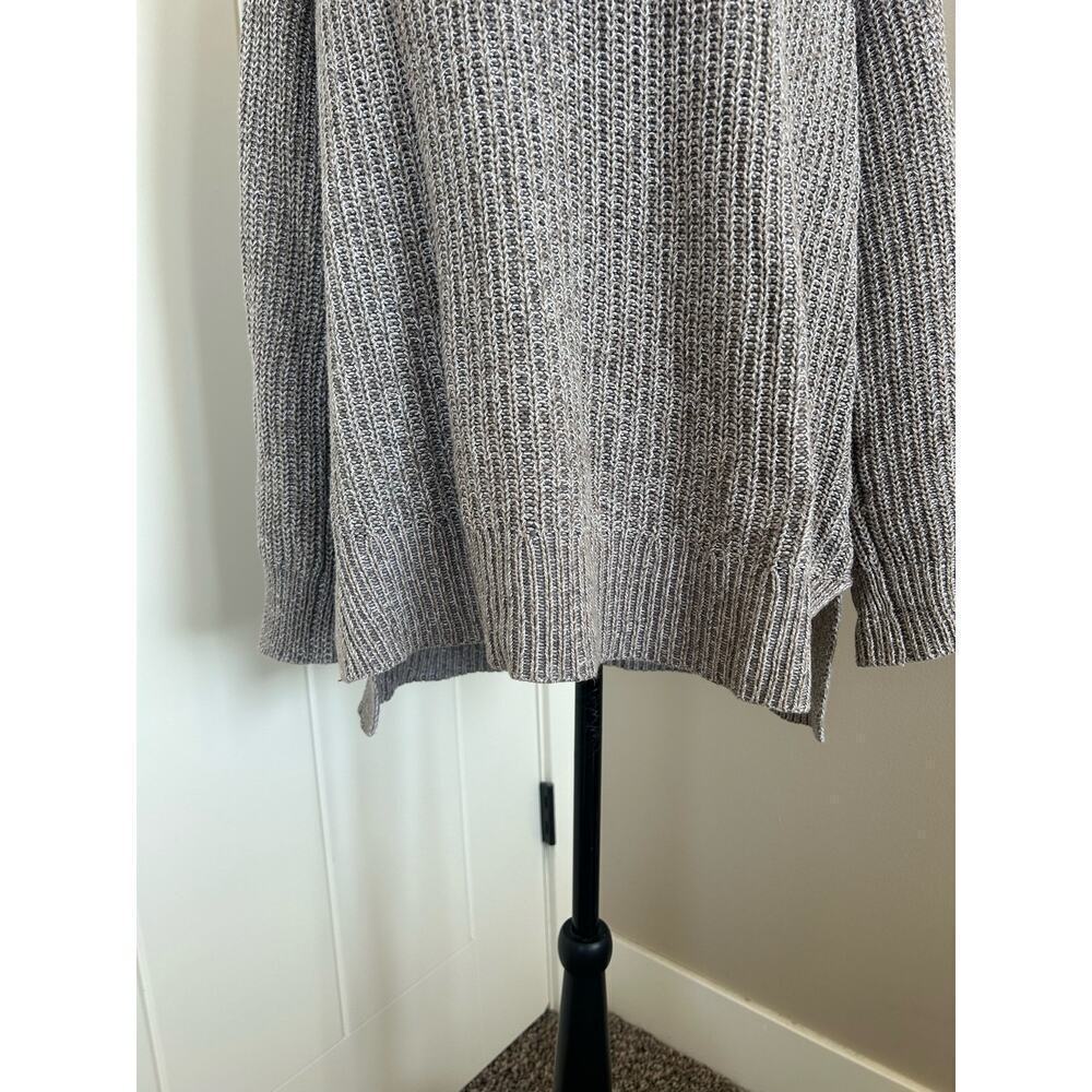 Ellen Tracey Crew Neck Knit Hi Low Hem Womens Sweater Size M - Picture 3 of 9